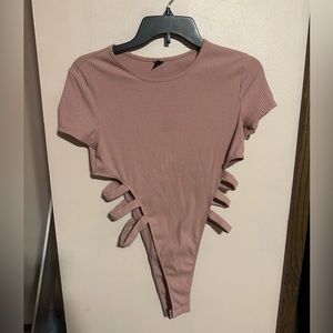 Size medium body suit open sides